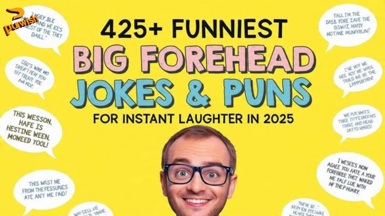 425+ Funniest Big Forehead Jokes & Puns for Instant Laughter in 2025