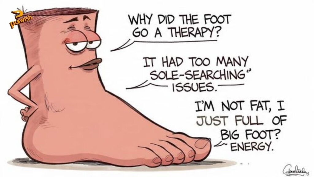 Big Feet Jokes One-Liners