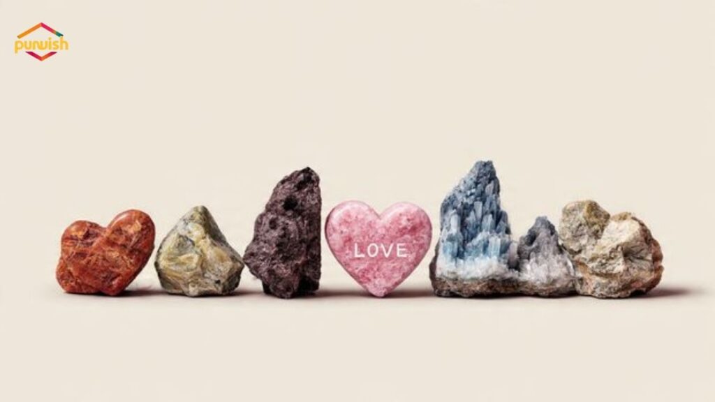 Rock Love Puns with Heart and Minerals
